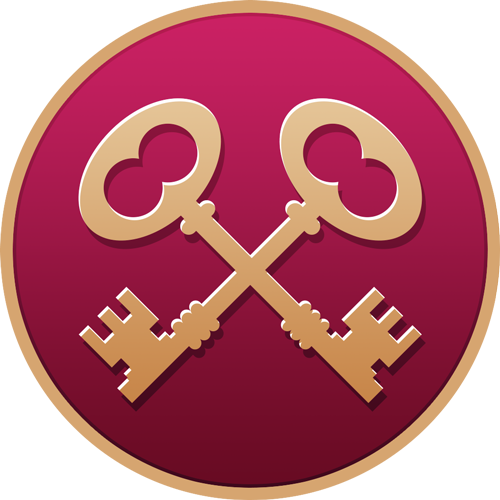 Illuminati Crossed Keys Symbol